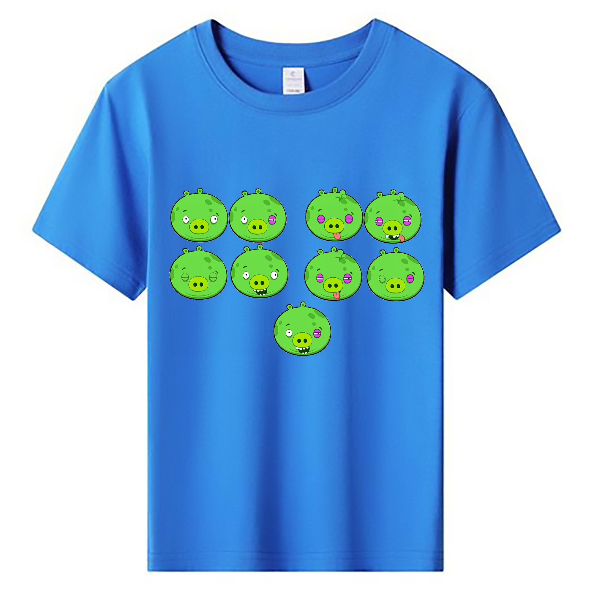 （画像用） Angry Birds アングリーバード 綿100％キッズTシャツ（フロントプリント）